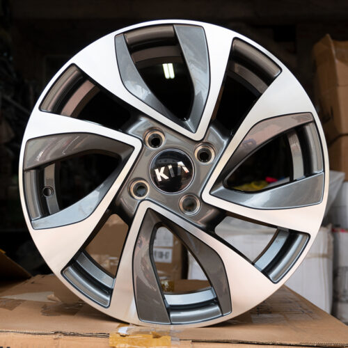 Bộ 04 Lazang Kia Morning 15 inch đời 2017 - 2018 Màu xám