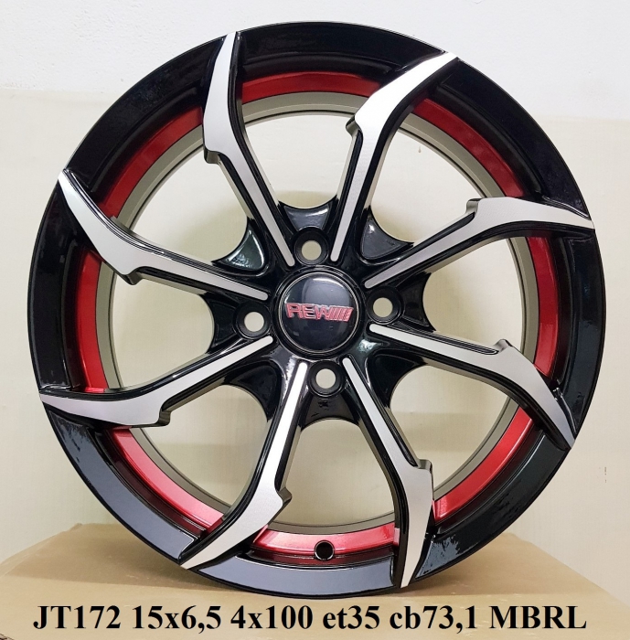 Bộ 04 Lazang ô tô 15 inch PCD 4x100 mẫu AZ-JT172