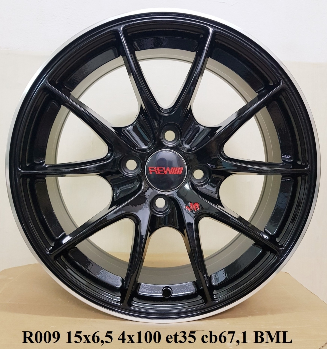 Bộ 04 Lazang ô tô 15 inch PCD 4x100 mẫu AZ-R009
