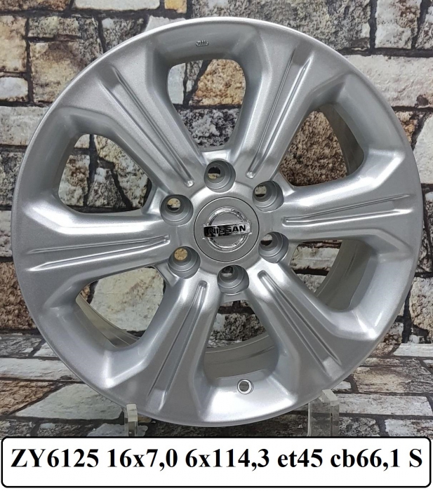 Bộ 04 Lazang ô tô 16 inch PCD 6x114.3 mẫu AZ-ZY6125