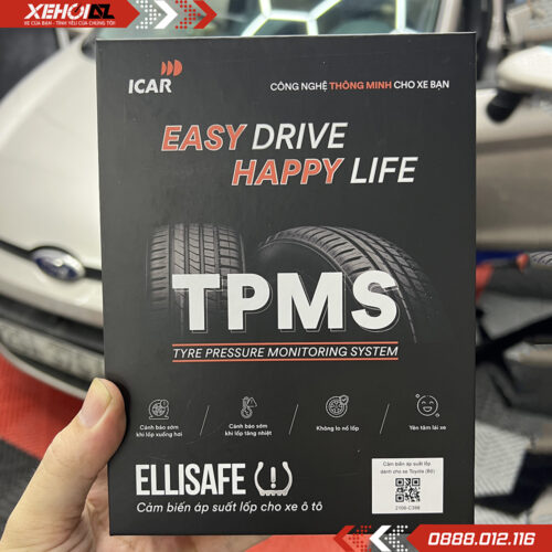 Cảm biến áp suất lốp ô tô icar C398 lắp lỗ chờ Toyota, Mitsubishi, Suzuki, Subaru