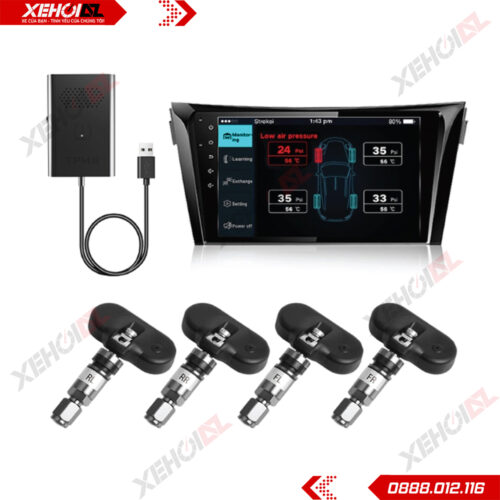 Cảm biến áp suất lốp ô tô icar TN602 cho màn hình Android