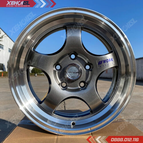 Bộ 04 Lazang ô tô 15 inch pcd 5x112 mẫu AZ-61