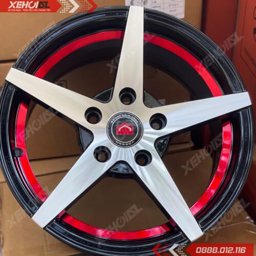 Bộ 04 Lazang ô tô 15 inch pcd 5x112 mẫu AZ-51