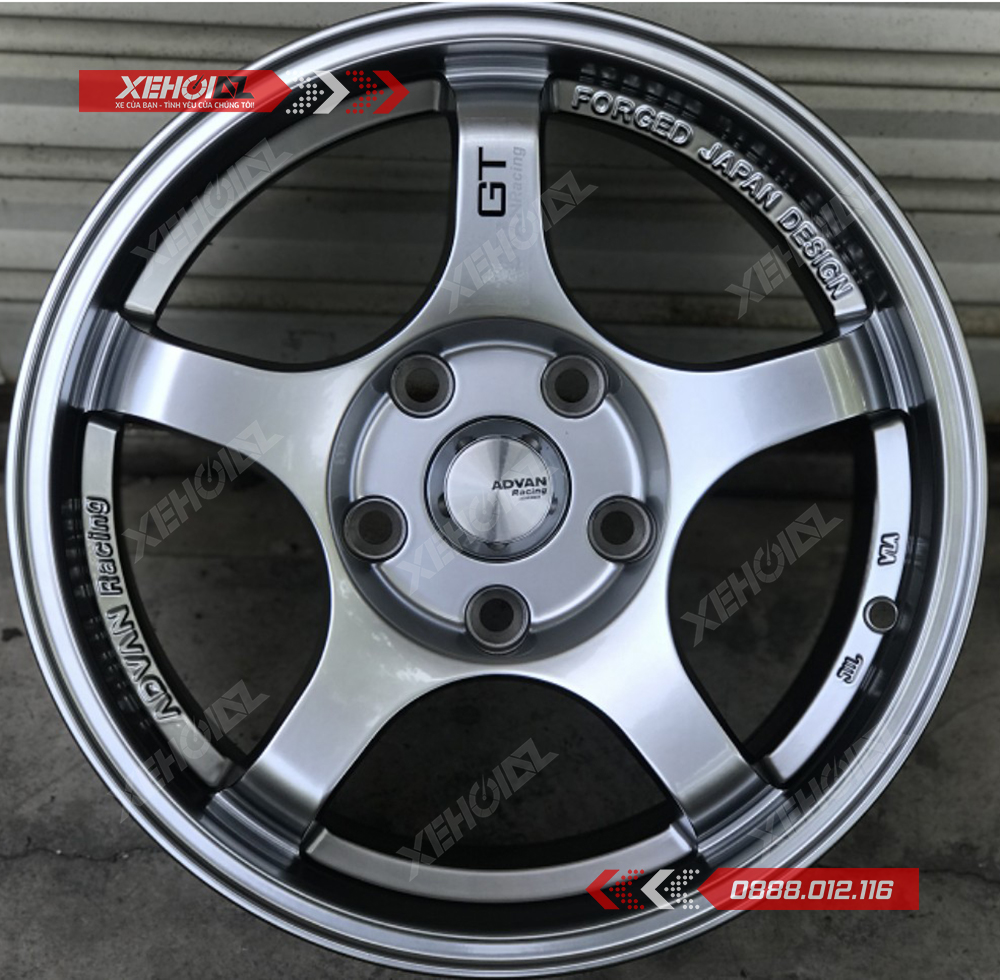 Bộ 04 Lazang ô tô 15 inch pcd 5x112 mẫu AZ-52