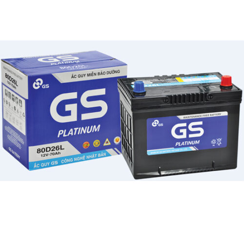Bình ắc quy GS 12V 70AH MF 80D26L