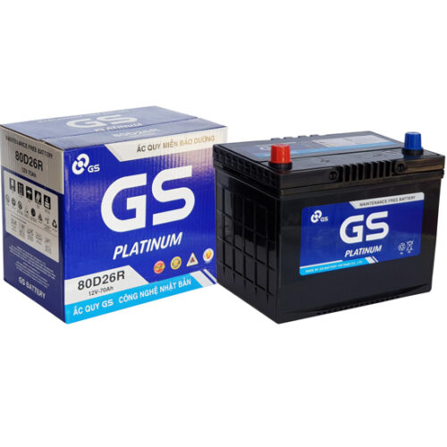 Bình ắc quy GS 12V 70AH MF 80D26R
